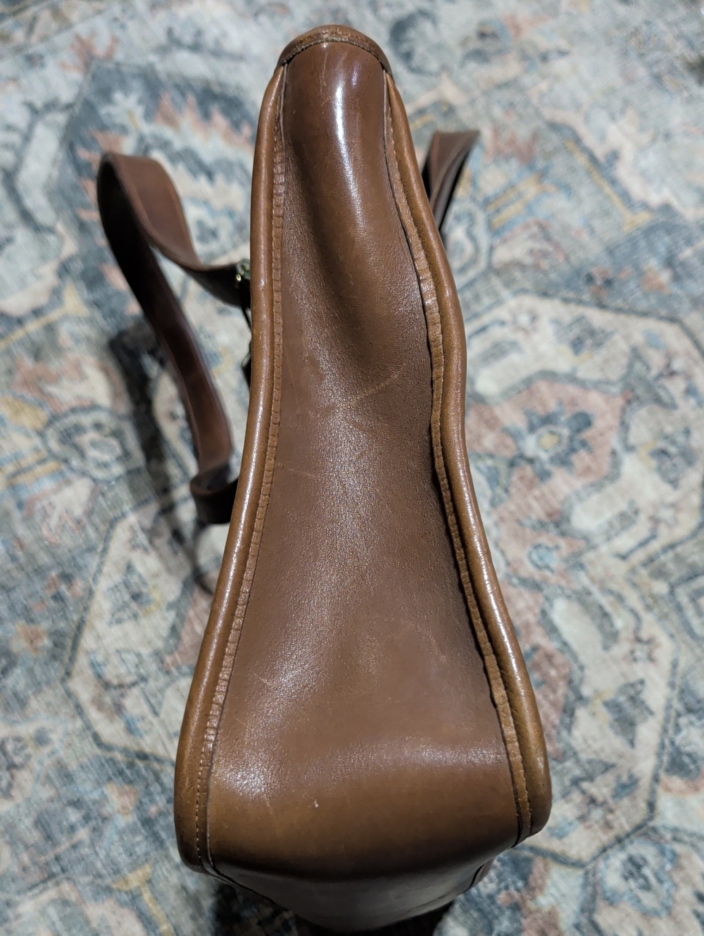 Early Vintage Coach Market tote - Picture 3 of 7